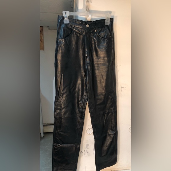 Leather pants unisex - Picture 3 of 4